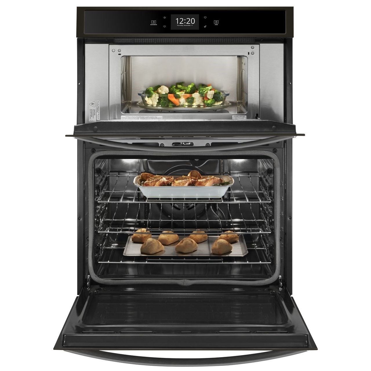 Whirlpool oven microwave combo woc54ec0hs discount